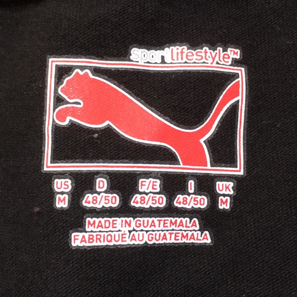 Puma Spell Out Black T Shirt Men’s M - Picture 5 of 6